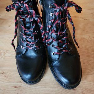 Vince Camuto Black Hiking Boots (7 Wide)